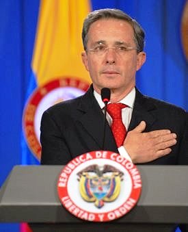 Alvaro Uribe - Photo Miguel Angel Solano / SP