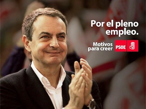 Zapatero - Affiche électorale législatives 2008